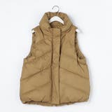 26マスタード | ボリュームカラーダウンベスト | NICOLE