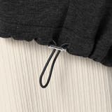 ダンボール素材 パイピングZIPフードブルゾン | NICOLE | 詳細画像11 