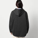 ダンボール素材 パイピングZIPフードブルゾン | NICOLE | 詳細画像6 