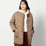 18ベージュ | NANGA(ナンガ）別注ノーカラーキルティングダウンブルゾン | NICOLE