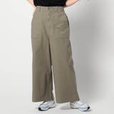 18ベージュ | 【BROOKLYN OVERALL】ワイドベイカーパンツ | NICOLE