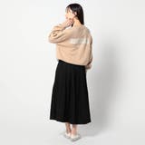 前後2WAY コットンカシミヤ ロゴニット | NICOLE | 詳細画像4 