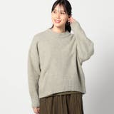 41ライトグリーン | ショートクルーネックニット | NICOLE