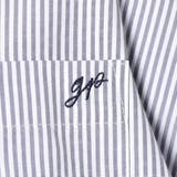 2WAY ストライプ柄ロゴ入り長袖シャツ | NICOLE | 詳細画像12 