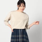 18ベージュ | 【日本製】デラヴェ長袖Tシャツ ムジシーズンカラー | NICOLE