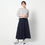 【日本製】デラヴェ長袖Tシャツ ボーダーシーズンカラー | NICOLE | 詳細画像4 