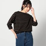 49ブラック | 【日本製】デラヴェ長袖Tシャツ ボーダーシーズンカラー | NICOLE