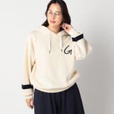 24クリーム | スエットライク「G」ロゴパーカー | NICOLE