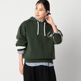 40グリーン | スエットライク「G」ロゴパーカー | NICOLE