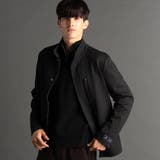 ジオメトリックジャージ ドライバーズジャケット | NICOLE | 詳細画像1 