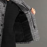 グラフィックチェックプリント スタンドカラーブルゾン | NICOLE | 詳細画像12 