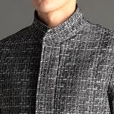 グラフィックチェックプリント スタンドカラーブルゾン | NICOLE | 詳細画像7 