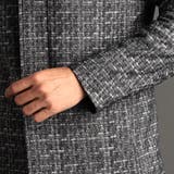 グラフィックチェックプリント スタンドカラーブルゾン | NICOLE | 詳細画像8 