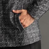 グラフィックチェックプリント スタンドカラーブルゾン | NICOLE | 詳細画像9 