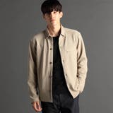 18ベージュ | トリコットワッシャージャカード シャツアウター | NICOLE