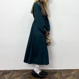 バイカラーケープ風ワンピース | NICOLE | 詳細画像6 