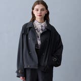 40グリーン | ブルゾン風トレンチジャケット | NICOLE