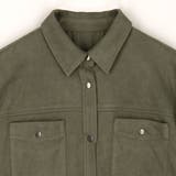 バック刺繍オーバーシャツ | NICOLE | 詳細画像14 