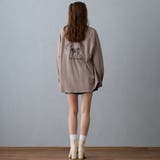 バック刺繍オーバーシャツ | NICOLE | 詳細画像3 