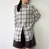 28オフホワイト | オンブレチェックシャツ | NICOLE