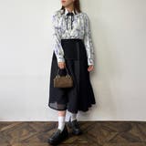 ダブルカラー柄ブラウス | NICOLE | 詳細画像6 