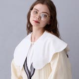 28オフホワイト | ビッグカラーブラウス | NICOLE