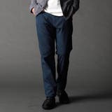 67ネイビー | ガムストレッチカラーパンツ | NICOLE