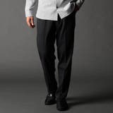 39チャコールグレー | ツィードライクセットアップパンツ | NICOLE