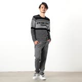 【NICOLE SPORTS】ロゴタックジャカードボーダーニット | NICOLE | 詳細画像3 