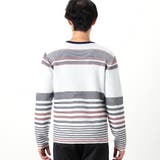 【NICOLE SPORTS】ロゴタックジャカードボーダーニット | NICOLE | 詳細画像6 