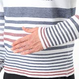 【NICOLE SPORTS】ロゴタックジャカードボーダーニット | NICOLE | 詳細画像8 