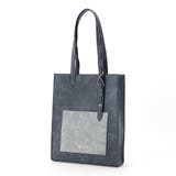 67ネイビー | フックバックルトートバッグ | NICOLE