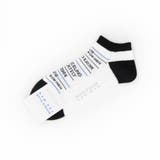 ボーダー×ロゴデザイン ショートソックス | NICOLE | 詳細画像1 