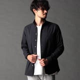 39チャコールグレー | リバーシブルドビー スタンドカラーシャツ | NICOLE