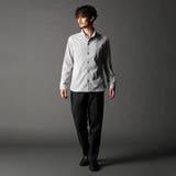 ジオメトリックスタンドボタンダウンシャツ | NICOLE | 詳細画像2 