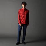 ジオメトリックスタンドボタンダウンシャツ | NICOLE | 詳細画像3 