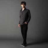 ジオメトリックスタンドボタンダウンシャツ | NICOLE | 詳細画像4 