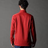 ジオメトリックスタンドボタンダウンシャツ | NICOLE | 詳細画像7 