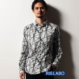 09ホワイト | 【RIELABO】レイズオブライトプリントシャツ(日本製) | NICOLE