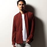 【RIELABO】バークジャカードスタンドカラーシャツ | NICOLE | 詳細画像17 