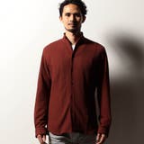 【RIELABO】バークジャカードスタンドカラーシャツ | NICOLE | 詳細画像5 