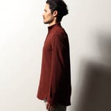 【RIELABO】バークジャカードスタンドカラーシャツ | NICOLE | 詳細画像6 