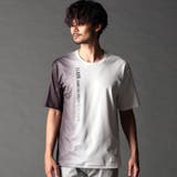 29グレー | 【25年モデル EC限定再販売】ストレッチポンチ 縦ロゴグラデーションTシャツ | NICOLE
