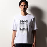 【RIELABO】グラデーションロゴプリント クルーネックTシャツ | NICOLE | 詳細画像4 