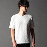 19ライトグレー | 【25年モデル EC限定再販売】ゼブラ柄スプレー風ぼかしプリントTシャツ | NICOLE