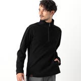 49ブラック | 【NICOLE SPORTS】スウェード調ハーフジッププルオーバー | NICOLE