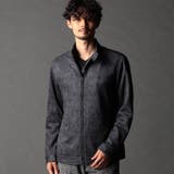 49ブラック | ポンチスウェードスタンドブルゾン | NICOLE