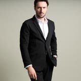 49ブラック | Ｗフェイスストレッチジャケット | NICOLE