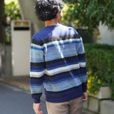 カスリボーダークルーネックニット | NICOLE | 詳細画像14 