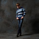 カスリボーダークルーネックニット | NICOLE | 詳細画像4 